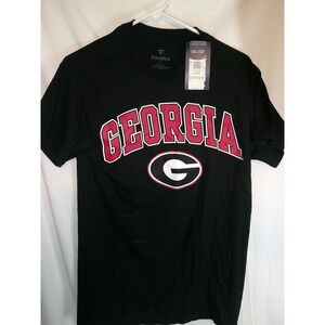 Fanatics Georgia Bulldogs T-Shirt College Graphic Tee Black Mens Size S $19‎ NWT